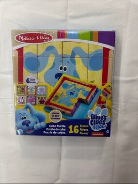 Melissa & Doug Blue's Clues Cube Puzzle - Blue